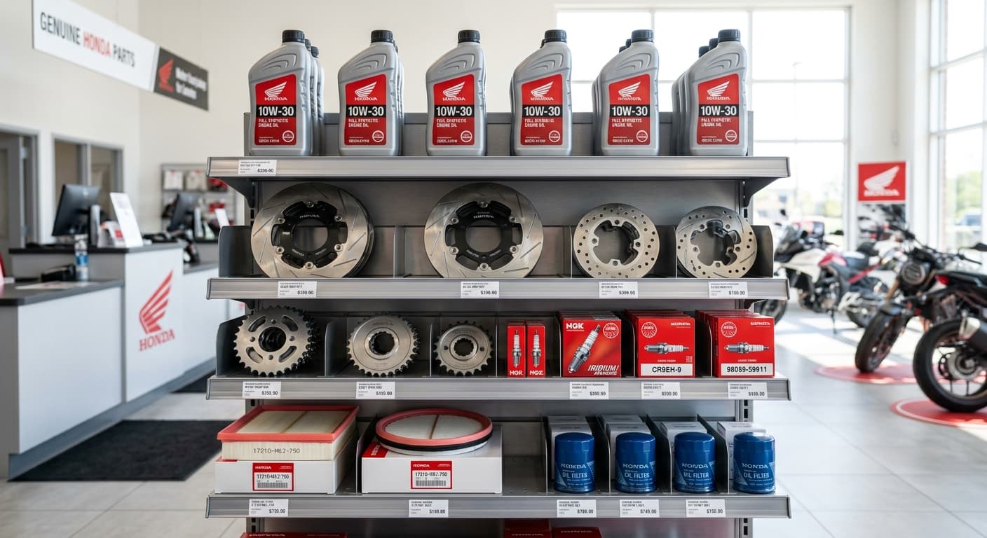 Genuine Honda Spare Parts Display